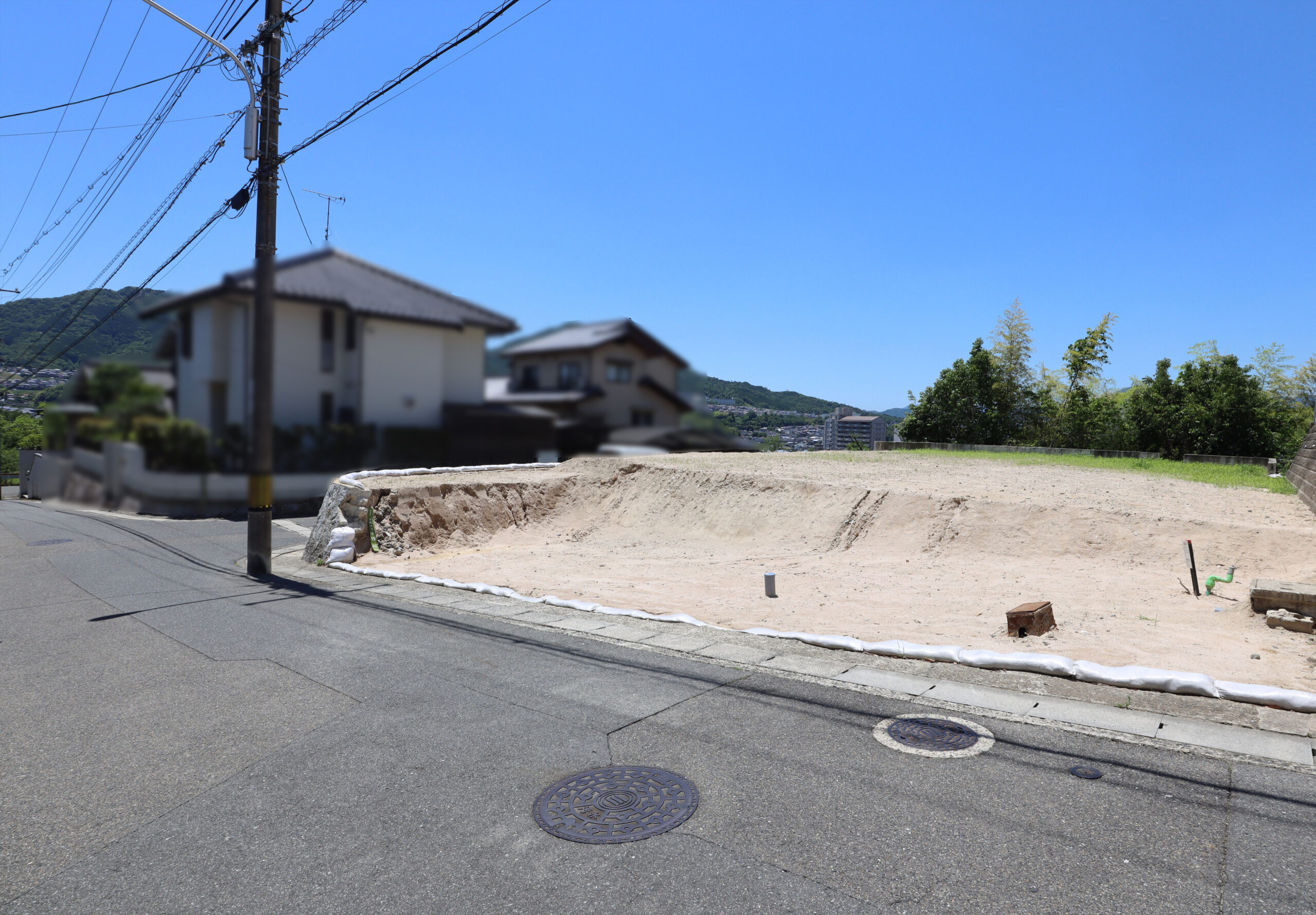 写真:上安六丁目No.1 建築条件付き土地
